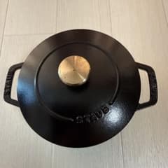 staub ストウブ 「 ワナベ ブラック S 16cm 」 - メルカリ