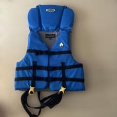 モンベル キッズ ライフジャケット 125-155cm ブルー 水遊び用 - メルカリ