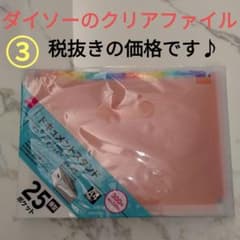 ダイソー ドキュメントスタンド A4ワイド 25ポケット ③