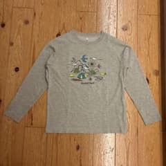 mont-bell キッズ 長袖カットソー 140 グレーのサムネイル
