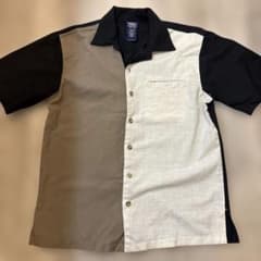 John Blair 半袖シャツ バイカラー Mサイズのサムネイル