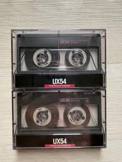 【ジャンク】SONY UX 54 カセットテープ 2本 昭和レトロのサムネイル
