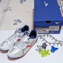 【未使用】陸上スパイク Mizuno BRAVE WING FX 24.5cmのサムネイル
