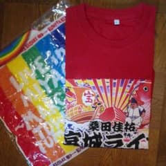 桑田佳祐2011年宮城ライブTシャツ赤&タオルのサムネイル