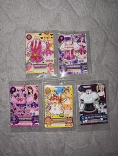 未開封 アイカツカード セブン・イレブン 復刻アイカツ！カード5種