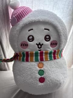 エニマイくじ　A賞　雪だるま ちいかわぬいぐるみ マスコットのサムネイル