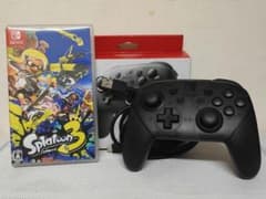 スプラトゥーン3 プロコントローラー 純正品 セットのサムネイル
