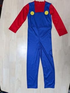 スーパーマリオ コスプレ衣装 つなぎ こども用Sサイズ（110cm）のサムネイル