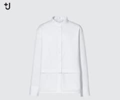 +J スーピマコットンシャツジャケット(長袖) UNIQLO ユニクロ　Sサイズのサムネイル