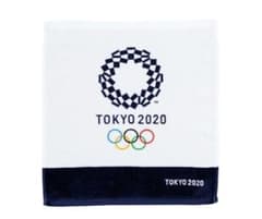 도쿄 2020 올림픽 공식 워시 타월 핸드 타올 신품 미개봉