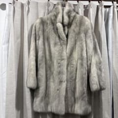 JOLIESSE/ミンクファー/ファーコート/13号/グレー - メルカリ