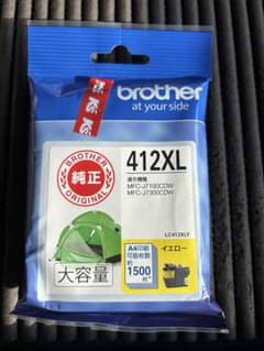 Brother 純正 インクカートリッジ LC412XLY イエロー 大容量のサムネイル