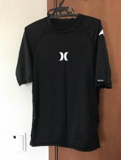 ハーレー☆hurley☆ラッシュガード☆黒☆サイズXLのサムネイル