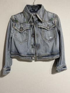 DSQUARED2 ダメージ加工 カンナビス デニム ジャケット - メルカリ