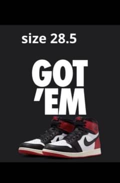 Nike Air Jordan 1 Black Toe Reimaginedのサムネイル