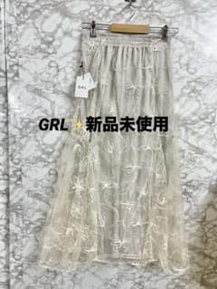 新品未使用✨GRL 花柄フレアロングスカートのサムネイル