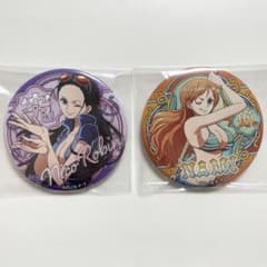 ワンピース 輩缶バッジ 27弾 新世界の海 ナミ ロビン - メルカリ