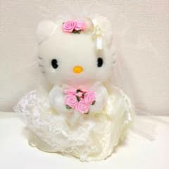 激レア ハローキティ ウェディングドール ウェディングぬいぐるみ キティ ハローキティ ウェディングドール ぬいぐるみ本日のみ最終さらに大幅お
