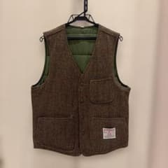 RRL Harris Tweedリバーシブル ベスト - メルカリ