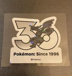 新品】ゼクロム ポケモン 韓国 30周年記念ステッカー - メルカリ
