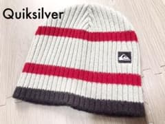 【中古】クイックシルバー★Quiksilver★ニットビーニー★ボーダーのサムネイル