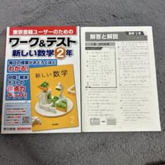 ワーク＆テスト 新しい数学 2年 東京書籍のサムネイル