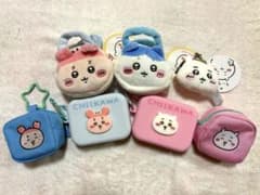 ちいかわ プライズ品 セット ハチワレ 古本屋 カニちゃん トート ポーチ 刺繍のサムネイル