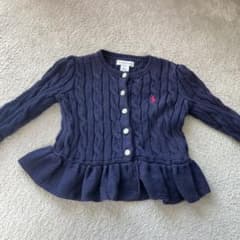 Ralph Lauren ネイビー カーディガン 12Mのサムネイル