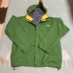 THE NORTH FACE フード付きジャケット Lサイズ グリーン/イエロー