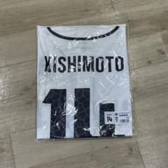 新品 Ｂリーグ オールスター 岸本隆一選手 ベースボールシャツ WT 白 14番 新品 Bリーグ オールスター 岸本隆一選手 ベースボールシャツ WT 白