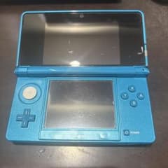 ジャンク品　電源がすぐ落ちる Nintendo 3DS 本体 アクアブルーのサムネイル