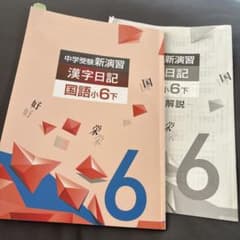 中学受験新演習 漢字日記 国語小6下 - メルカリ
