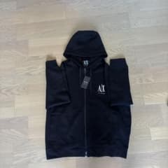 ARMANI EXCHANGE フルジップパーカー ブラックのサムネイル