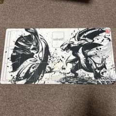 ポケモンカードプレイマット 墨絵列伝 メガエルレイド&ガブリアス