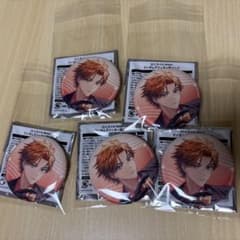 北見遊征 【にじネイル Shiny】ランダムグリッター 缶バッジ 5個セット