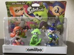 【海外版】amiibo トリプルセット ガール　イカ　ボーイ　スプラトゥーンのサムネイル