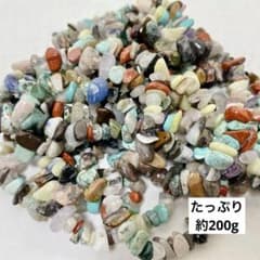 z330/天然石◇ミックスストーン さざれ ロング3連 約200g - メルカリ