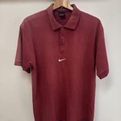 NIKE ポロシャツ ボルドー XL 刺繍ロゴのサムネイル