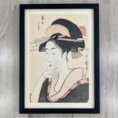 喜多川歌麿 手摺木版画 『芸国と印』悠々洞出版 昭和時代 浮世絵 喜多川歌麿 手摺木版画 『芸国と印』悠々洞出版 昭和時代 浮世絵