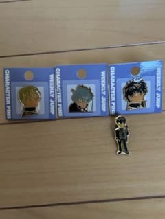 銀魂 キャラクターピンズ 4点セット - メルカリ