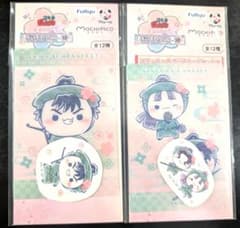 忍たま乱太郎 ふんわりもちぴこ ステッカー＆クリアカード 2種のサムネイル