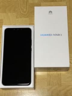 HUAWEI nova 3 ブラック 128 GB SIMフリーのサムネイル