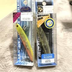 新品未使用 ESG Wander SLIM90 ルアー2点セットのサムネイル