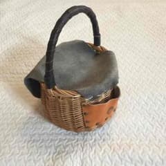 ハンドメイドカゴbag ebagos好きな方 リアルレザーのサムネイル