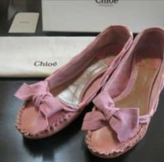 Chloé パンプス 36 　くすみピンクのサムネイル