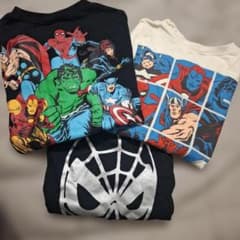 coクマchan様専用＊MARVEL アベンジャーズ Tシャツ 3枚セットのサムネイル