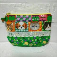 ハンドメイド ミニポーチ☆コヤンイサムチョン 14㎝ファスナー - メルカリ