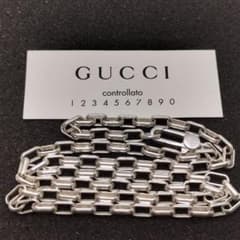 GUCCI ネックレス オーバル チェーン 50cm グッチ - メルカリ