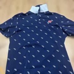 New Balance Golf ポロシャツ ネイビー サイズ6のサムネイル