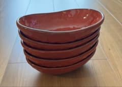 イタリア製CERAMICHE REGINA赤 M STYLE 19×12cm - メルカリ
